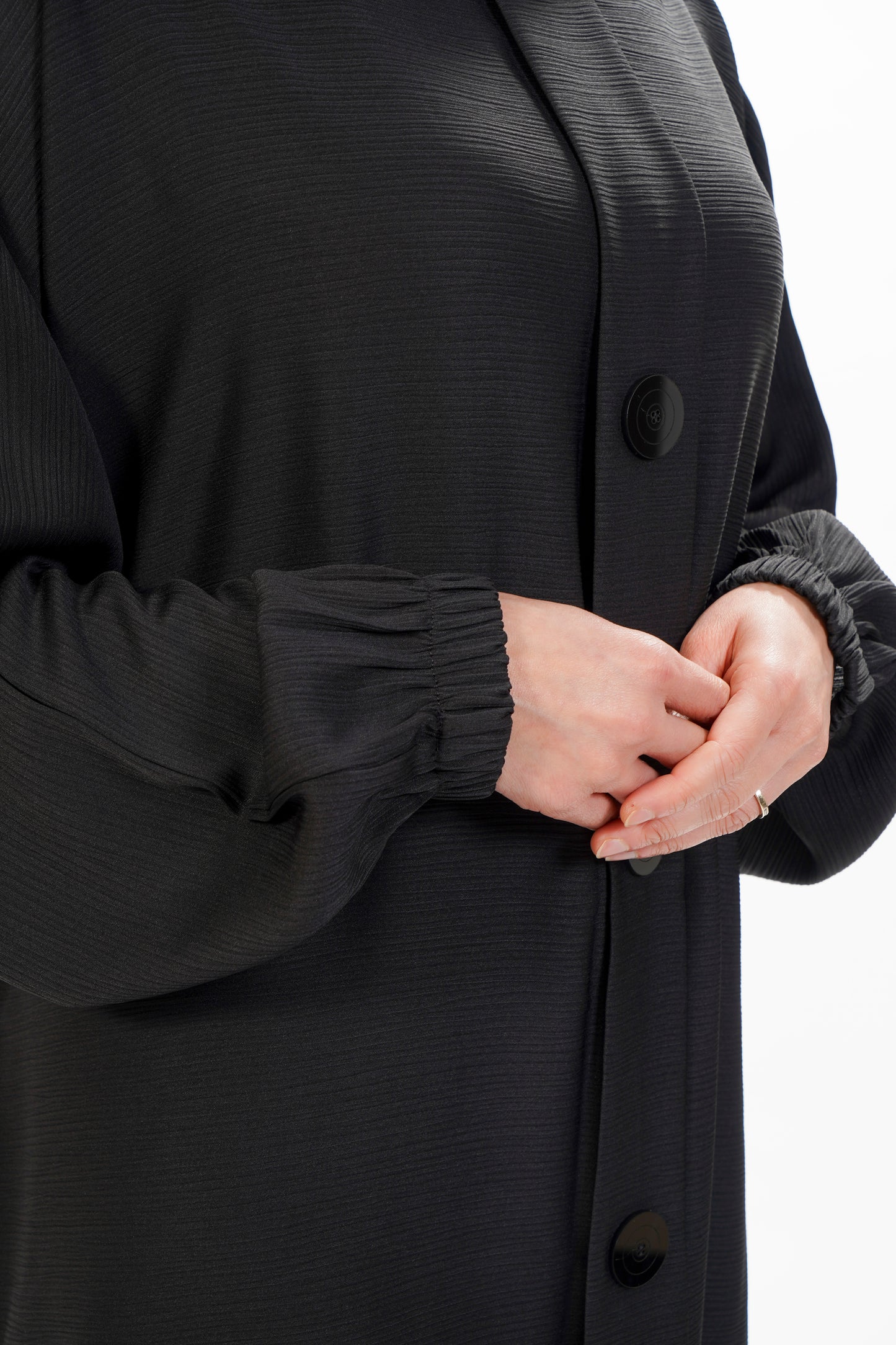 Mock Button Abaya