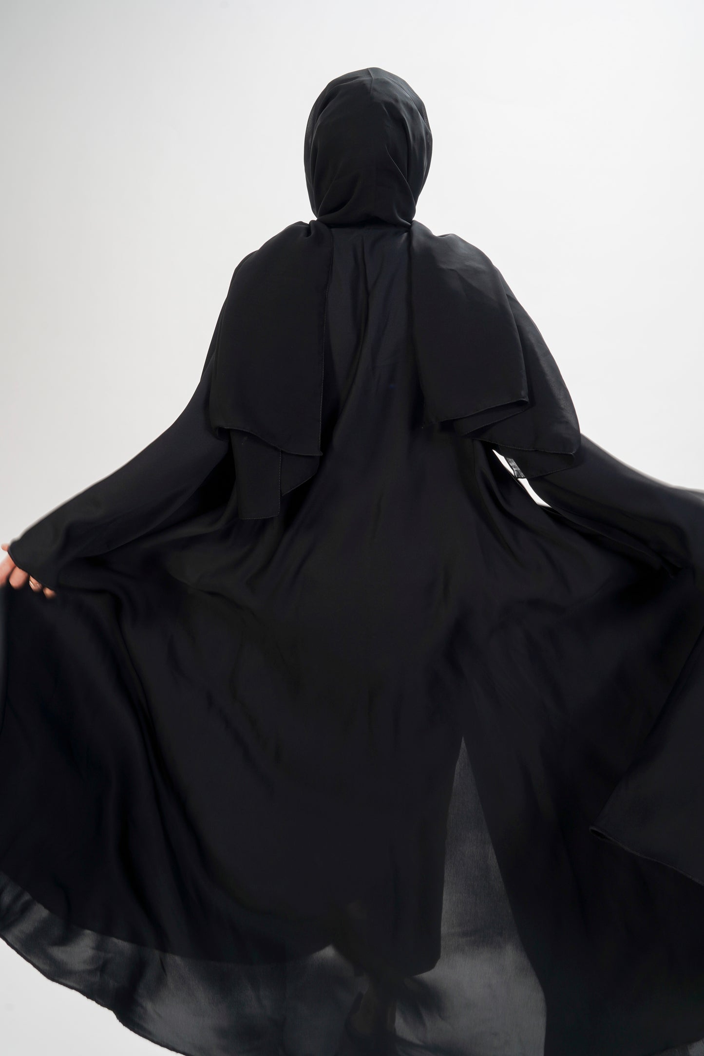A-line Black Abaya