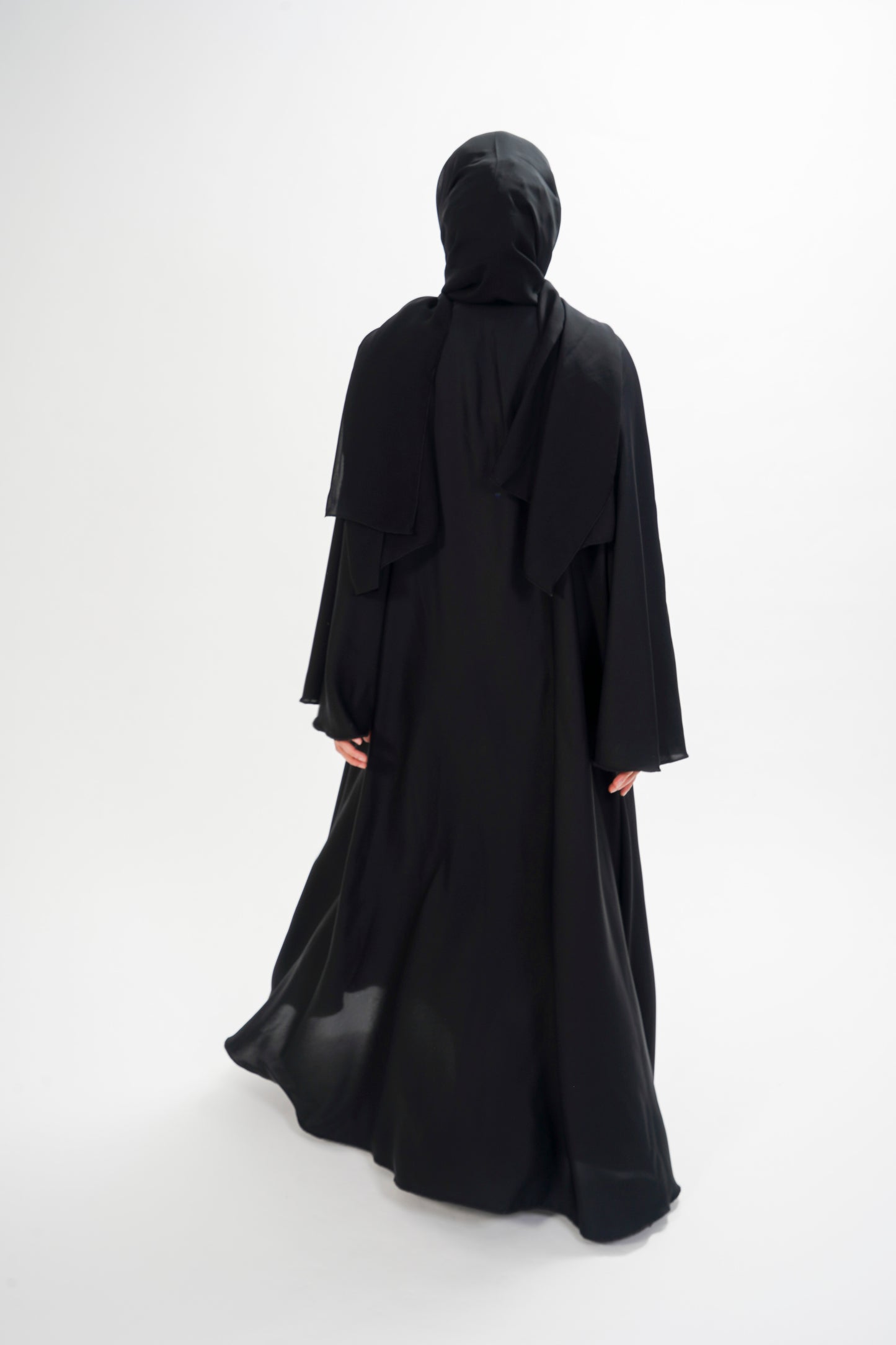 A-line Black Abaya