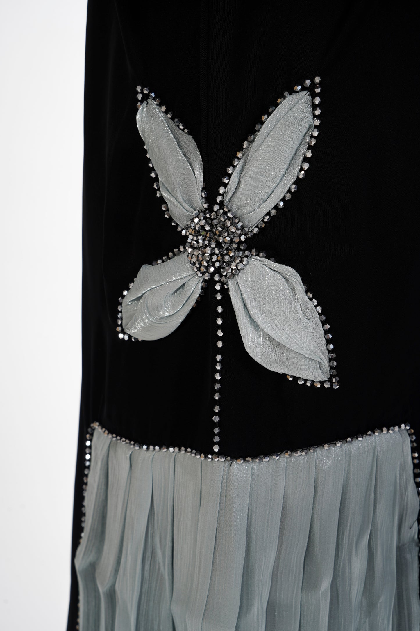 Chiffon Flower Abaya