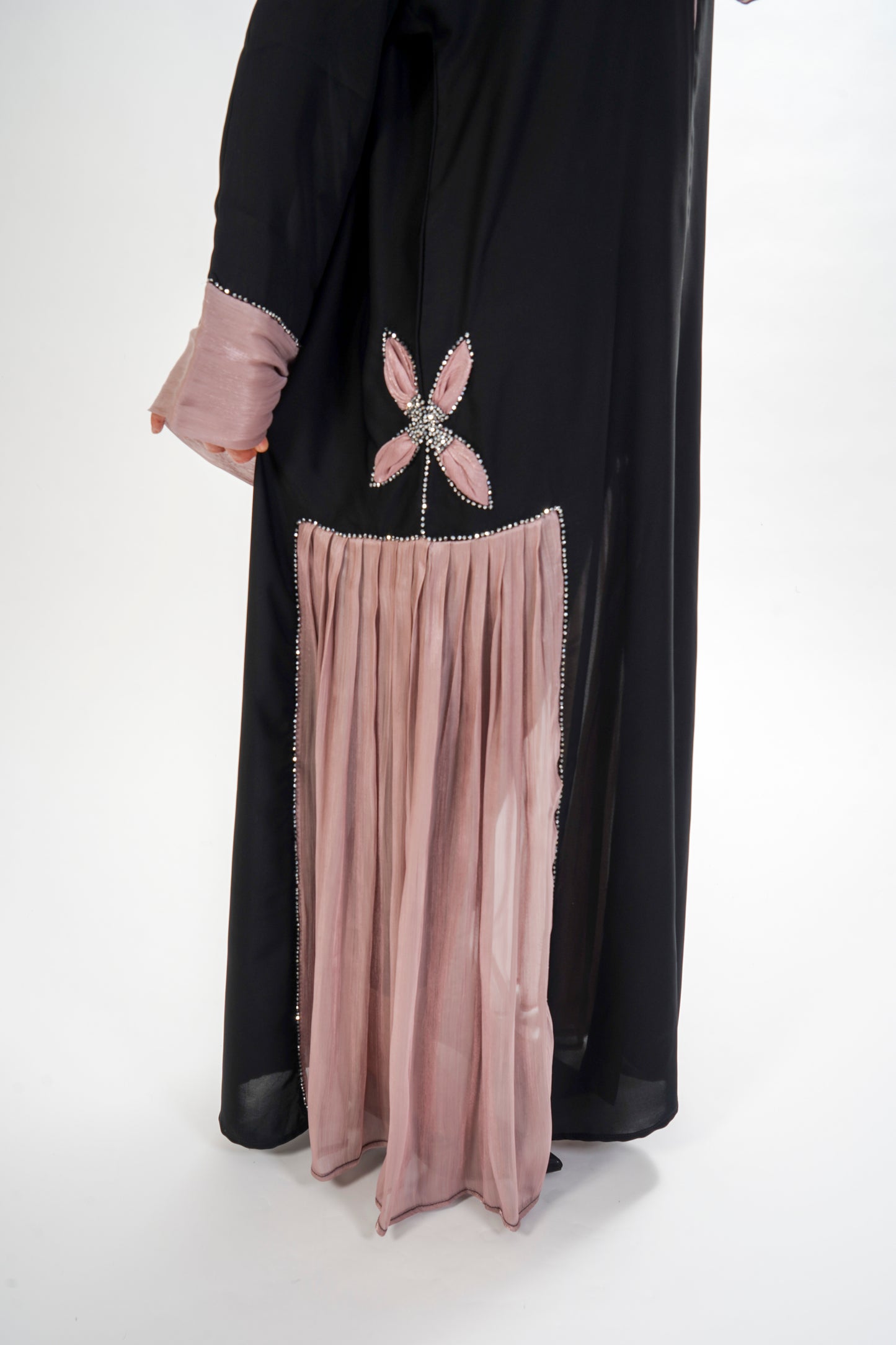 Chiffon Flower Abaya