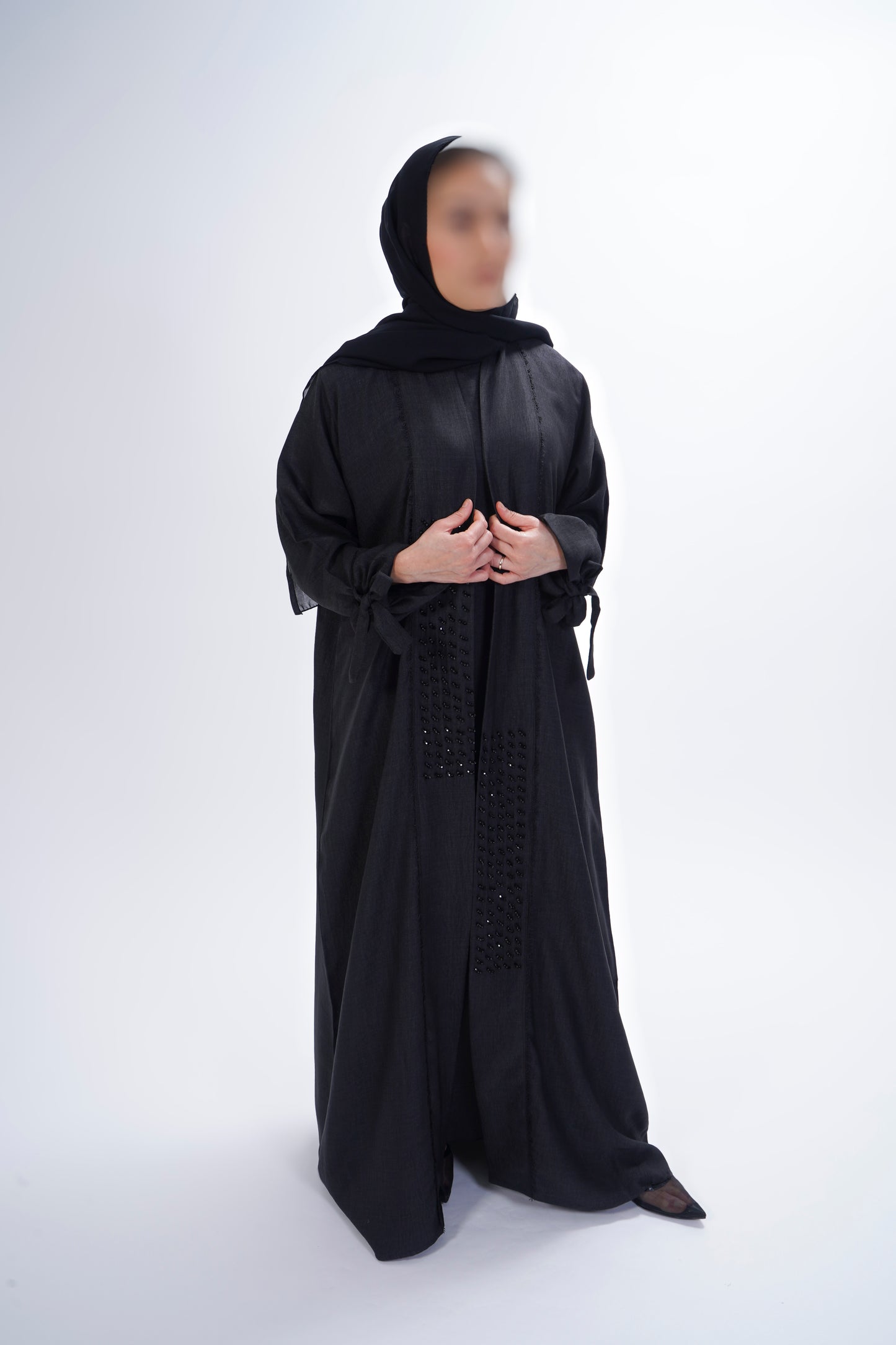 Embellished linen style set