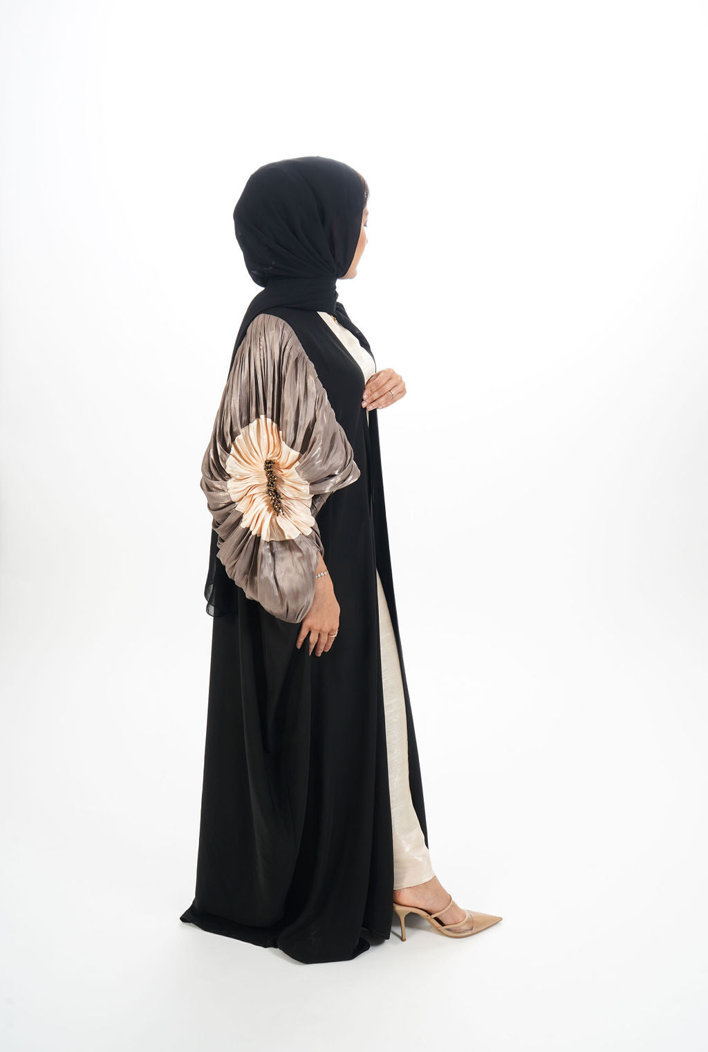 Embelished Cape Abaya