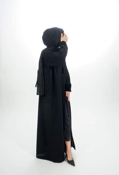 Black Jacket Abaya