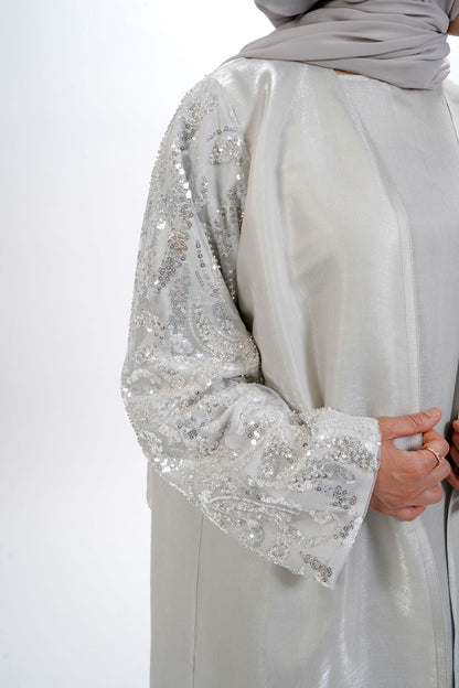 Sequin Sleeves Abaya