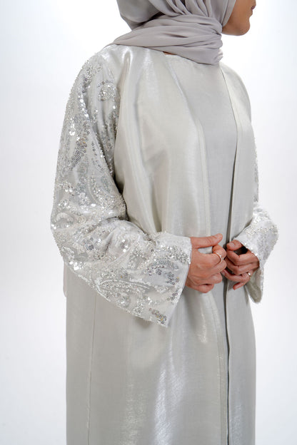 Sequin Sleeves Abaya