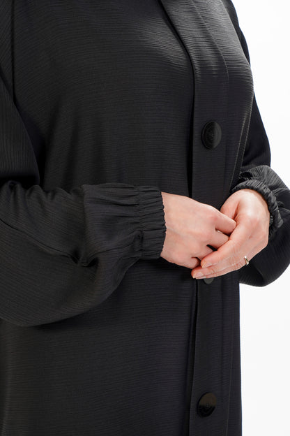 Mock Button Abaya