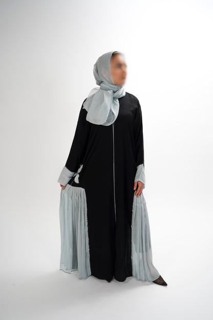 Chiffon Flower Abaya