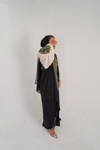 Embelished Cape Abaya